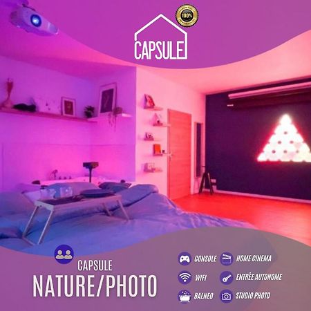 Capsule Nature & Photos - Jacuzzi - Netflix & Home Cinema - Ps5 & Jeu Thun-Saint-Martin Exterior photo